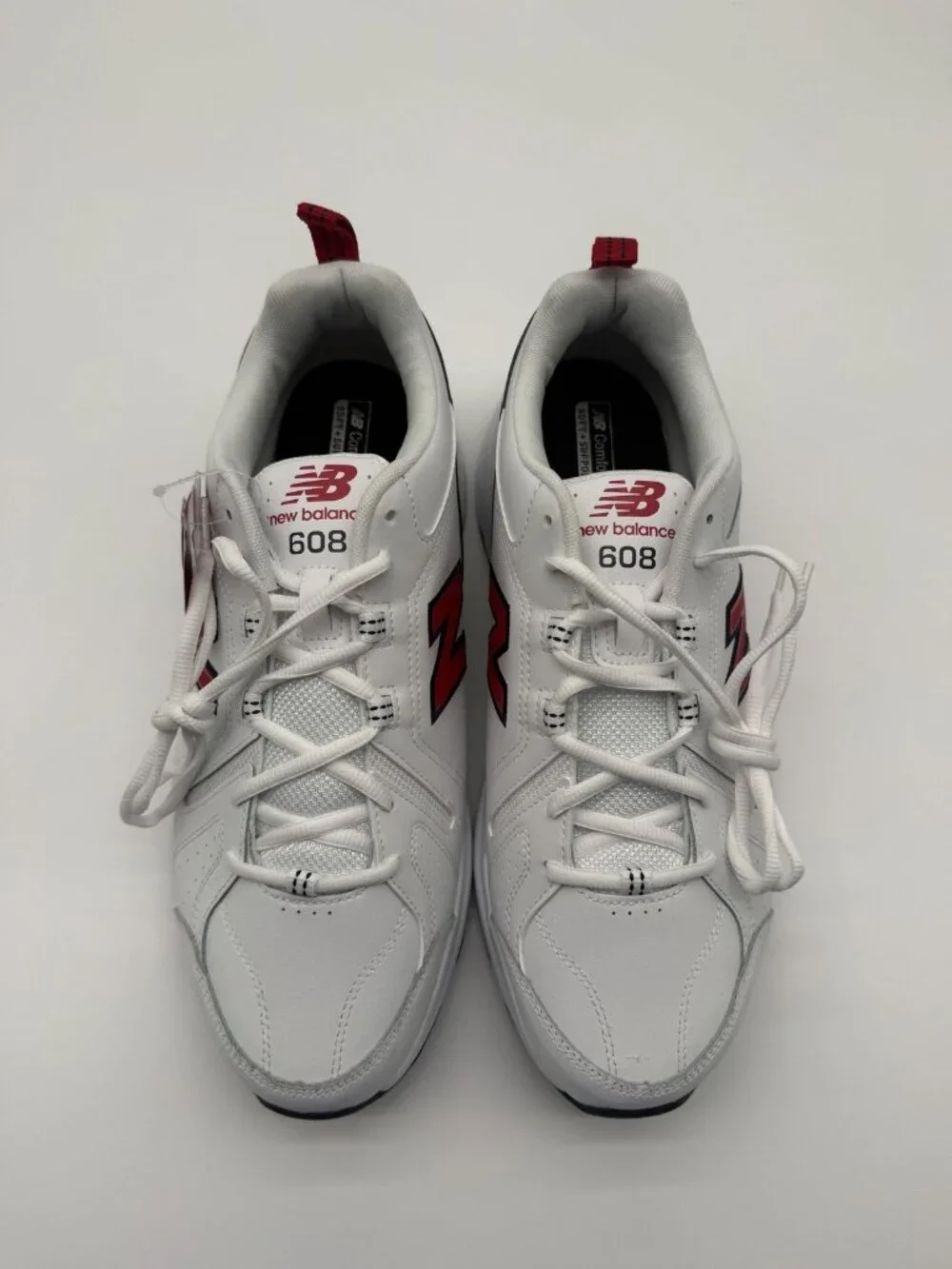New New Balance 608 4E Wide Walking Shoes Men's Size 12 White Navy MX608HR5